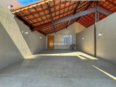 CANTO DO FORTE LINDA CASA 3 DORMS C/ PISCINA, 2 VAGAS, CHURRASQUEIRA
