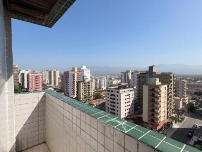 🌊🏠 COBERTURA MOBILIADA | PRAIA GRANDE |  VISTA MAR | 280 MIL DE ENTRADA 🏠🌊