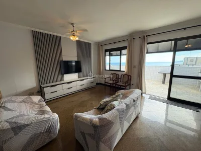 COBERTURA DUPLEX VISTA MAR !!! GUILHERMINA 3 DORMITORIOS 2 VAGAS DEMARCADAS MOBILIADO
