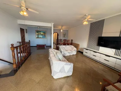 COBERTURA DUPLEX VISTA MAR !!! GUILHERMINA 3 DORMITORIOS 2 VAGAS DEMARCADAS MOBILIADO