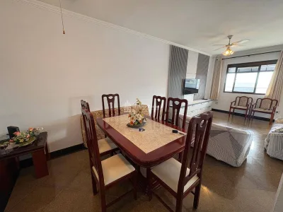 COBERTURA DUPLEX VISTA MAR !!! GUILHERMINA 3 DORMITORIOS 2 VAGAS DEMARCADAS MOBILIADO