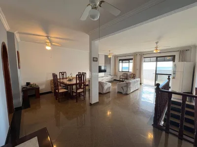 COBERTURA DUPLEX VISTA MAR !!! GUILHERMINA 3 DORMITORIOS 2 VAGAS DEMARCADAS MOBILIADO