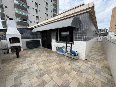 COBERTURA DUPLEX VISTA MAR !!! GUILHERMINA 3 DORMITORIOS 2 VAGAS DEMARCADAS MOBILIADO