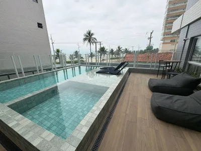 COBERTURA VISTA MAR COM BANHEIRA E ESPAÇO GOURMET 3 DORMITORIOS !!!