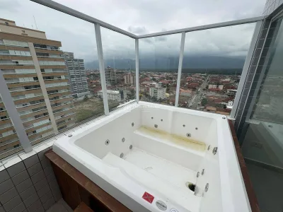 COBERTURA VISTA MAR COM BANHEIRA E ESPAÇO GOURMET 3 DORMITORIOS !!!