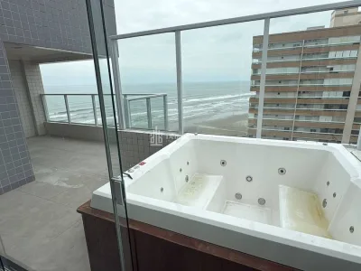 COBERTURA VISTA MAR COM BANHEIRA E ESPAÇO GOURMET 3 DORMITORIOS !!!