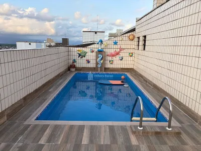 COBERTURA MARAVILHOSA COM PISCINA, 500m², JARDIM, VISTA MAR !!! 3 DORMITORIOS SUITES E AREA GOURMET.