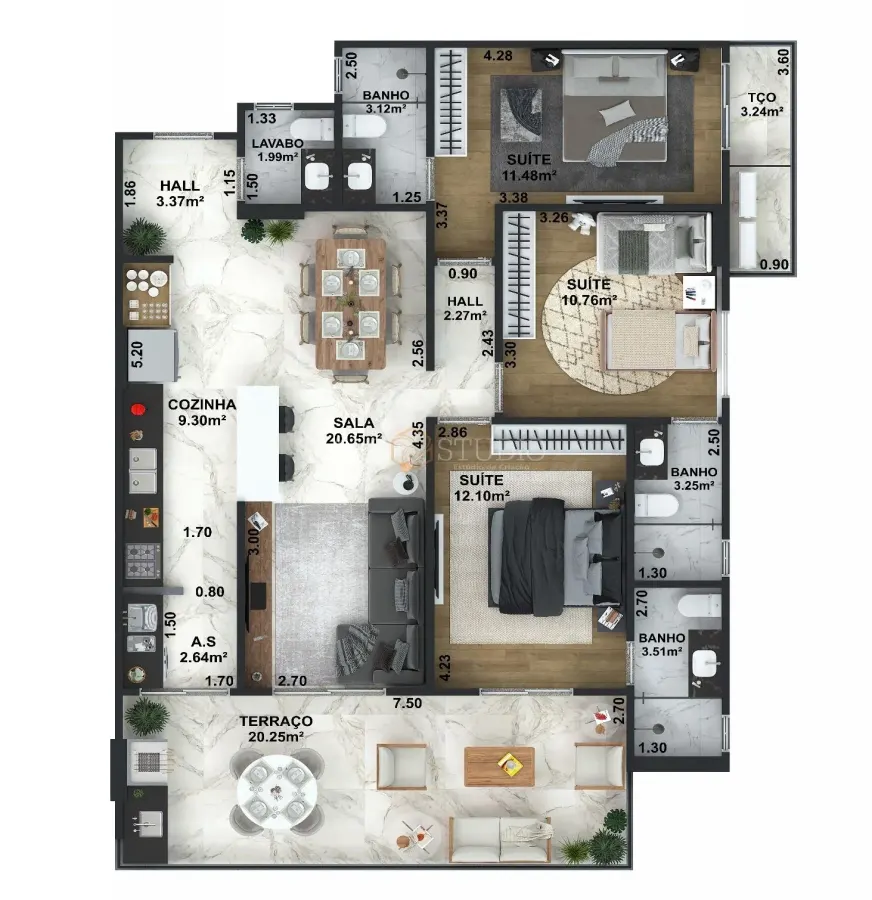 Apartamento 3 quartos no Aviação — foto 3