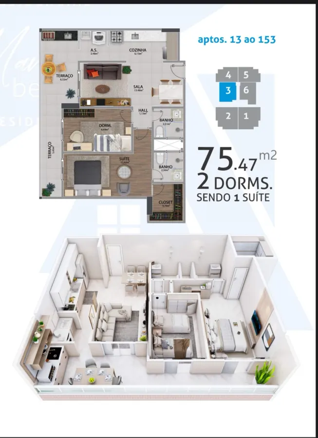 Apartamento 2 quartos no Jardim Guilhermina — foto 6
