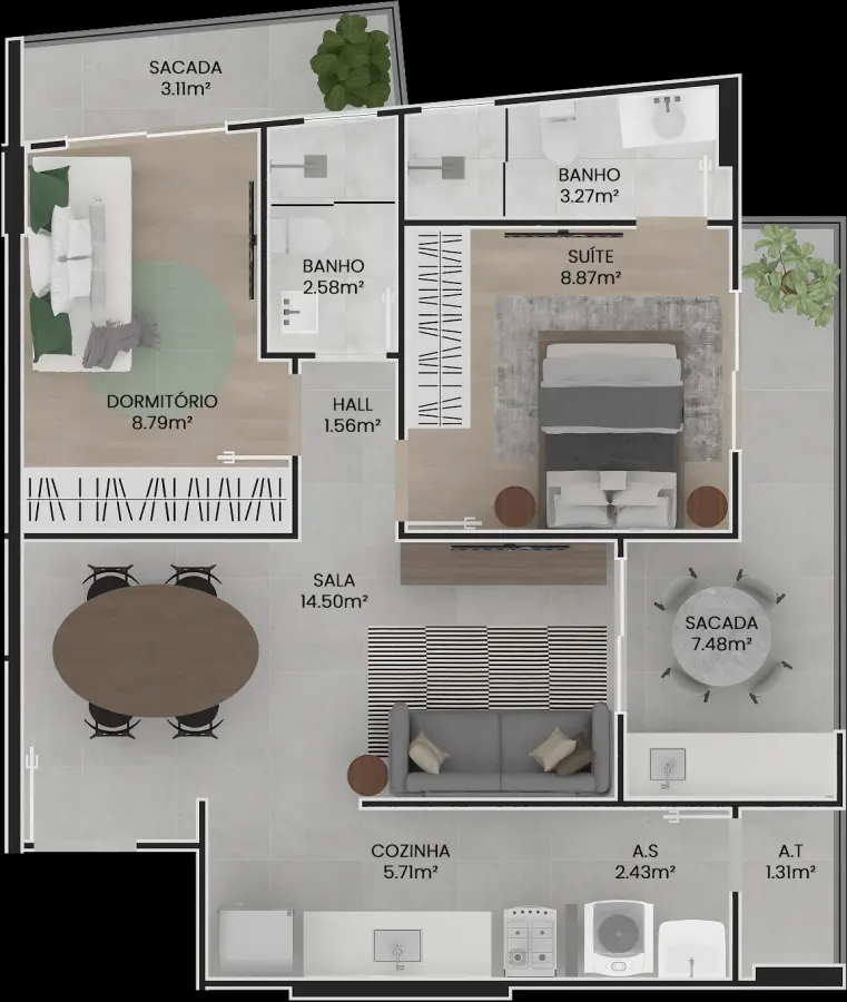 Apartamento no Vila Tupi — foto 9