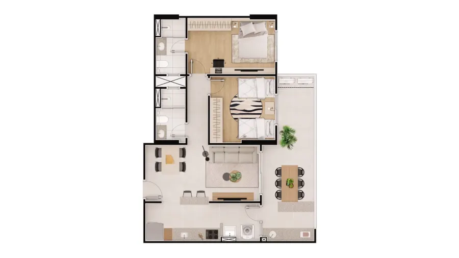 Apartamento 3 quartos no Vila Caiçara — foto 15