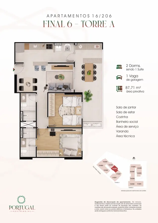 Residencial Portugal — Torre B · unidade 44 — foto 3