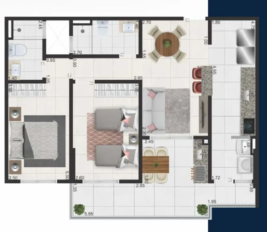 Apartamento 3 quartos no Caiçara — foto 27