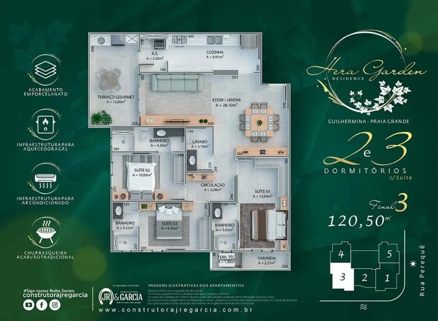 Apartamento 3 quartos no Guilhermina — foto 4