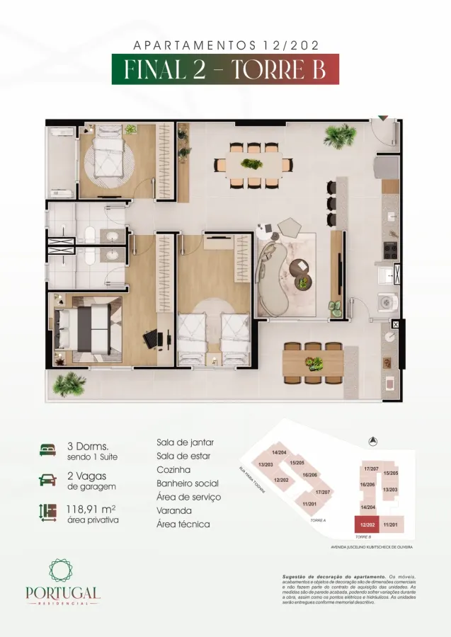 Apartamento 3 quartos no Vila Caiçara — foto 25