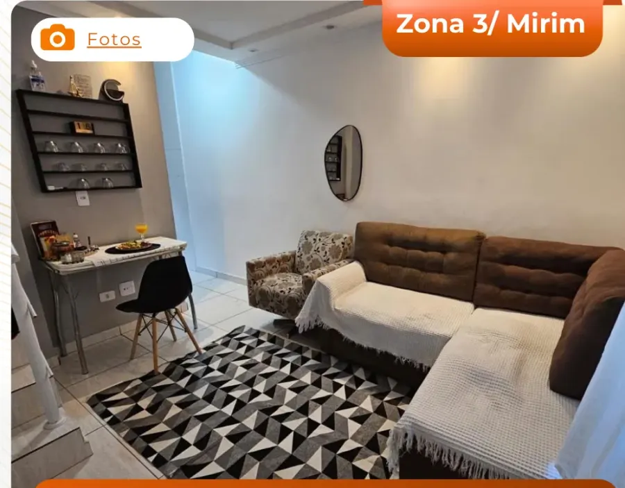 Sobrado 2 dorm. no Mirim, pronto para morar