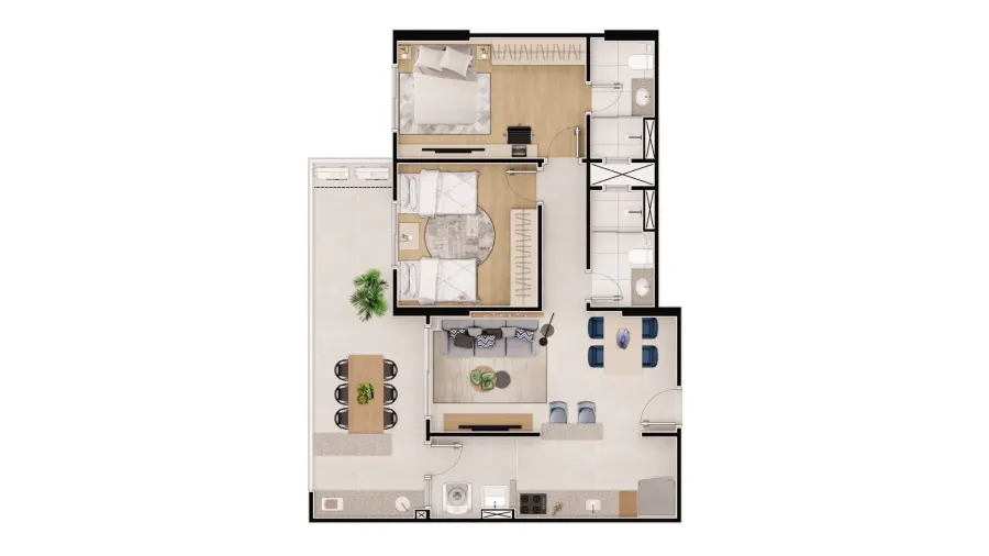 Apartamento 3 quartos no Vila Caiçara — foto 16