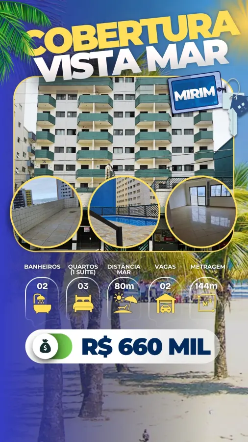 Cobertura 3 quartos no Mirim — foto 2