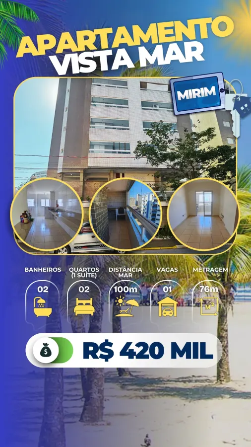 Apartamento 2 quartos no Mirim — foto 1