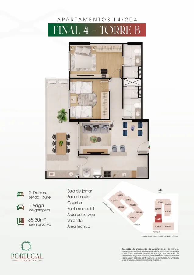 Apartamento 3 quartos no Vila Caiçara — foto 22