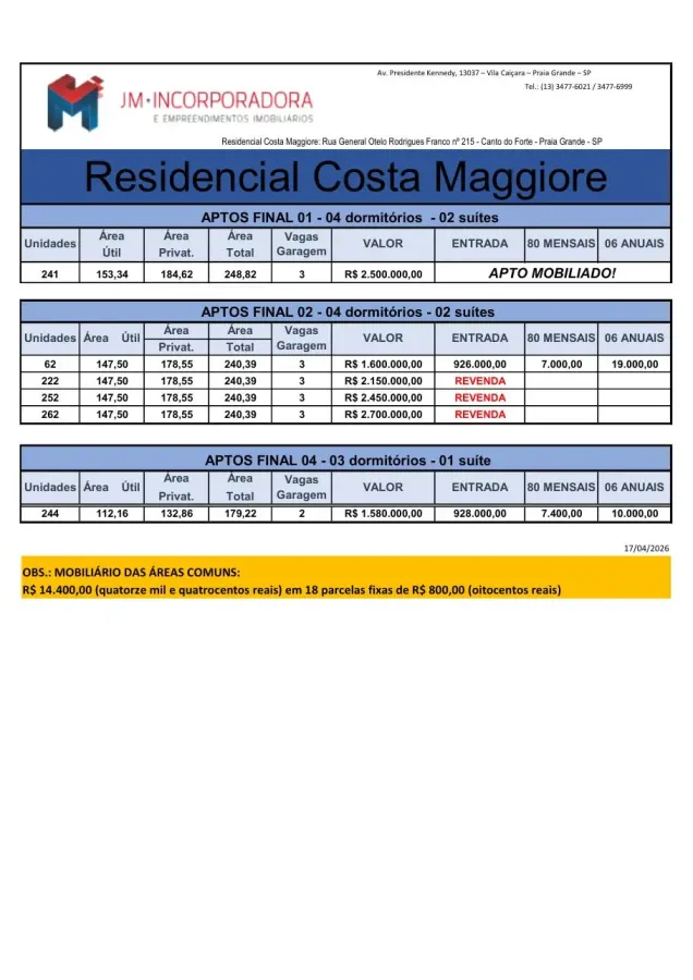 Apartamento 3 quartos no Canto do Forte — foto 2