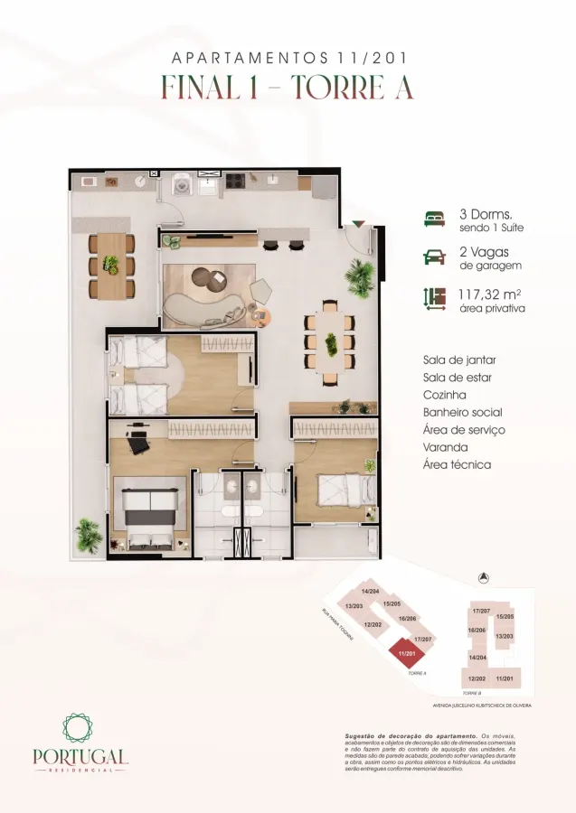 Residencial Portugal — Torre B · unidade 44 — foto 2