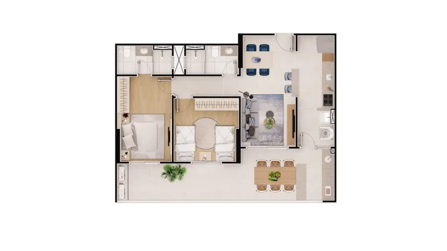 Apartamento 3 quartos no Vila Caiçara — foto 14