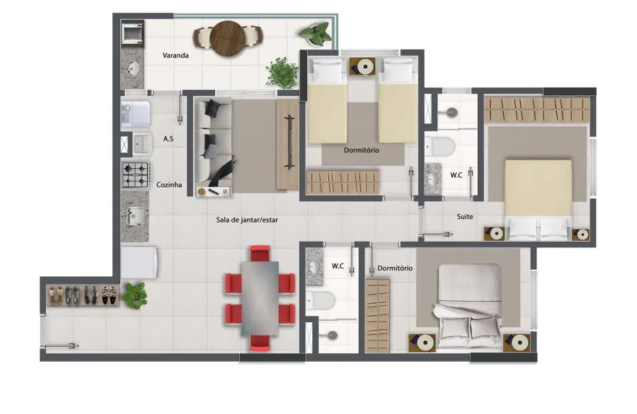 Apartamento 2 quartos no Aviação — foto 8