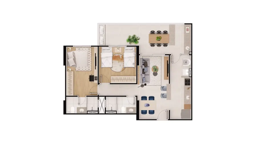 Apartamento 3 quartos no Vila Caiçara — foto 21