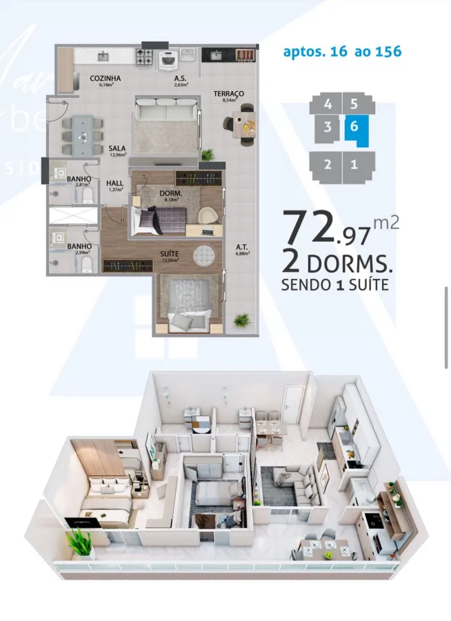 Apartamento 2 quartos no Jardim Guilhermina — foto 2
