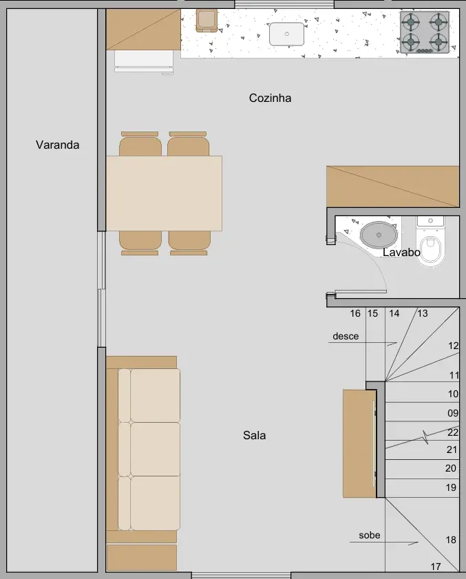 Casa 2 quartos no Vila Tupi — foto 4