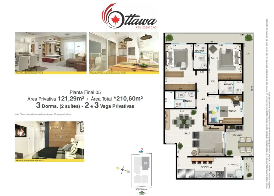 Apartamento 3 quartos no Boqueirão — foto 2