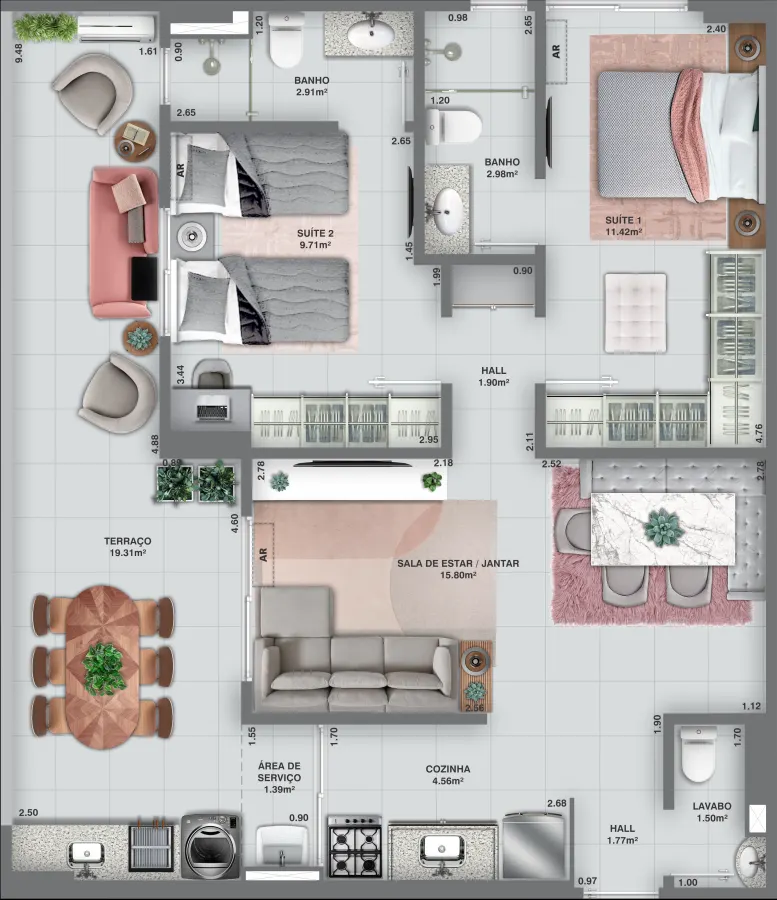Apartamento 2 quartos no Aviação — foto 4