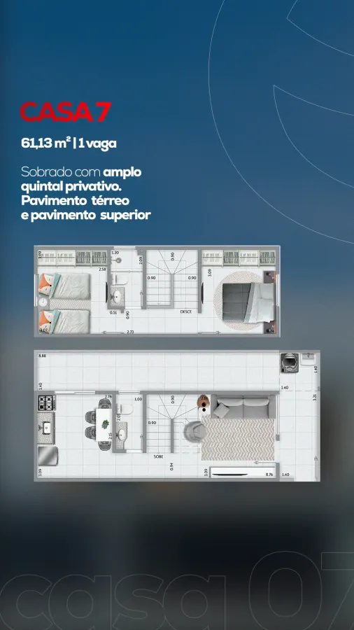 Casa 2 quartos no Tude Bastos — foto 4