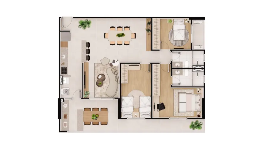 Apartamento 3 quartos no Vila Caiçara — foto 23