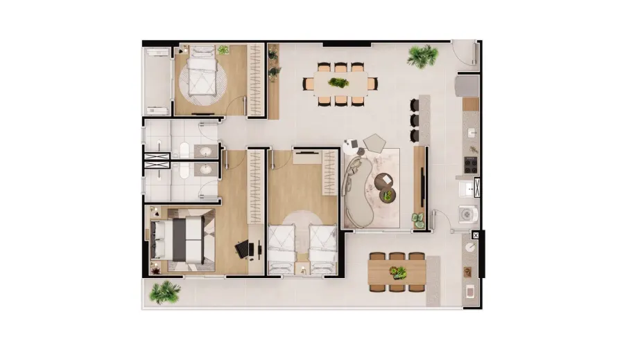 Apartamento 3 quartos no Vila Caiçara — foto 19