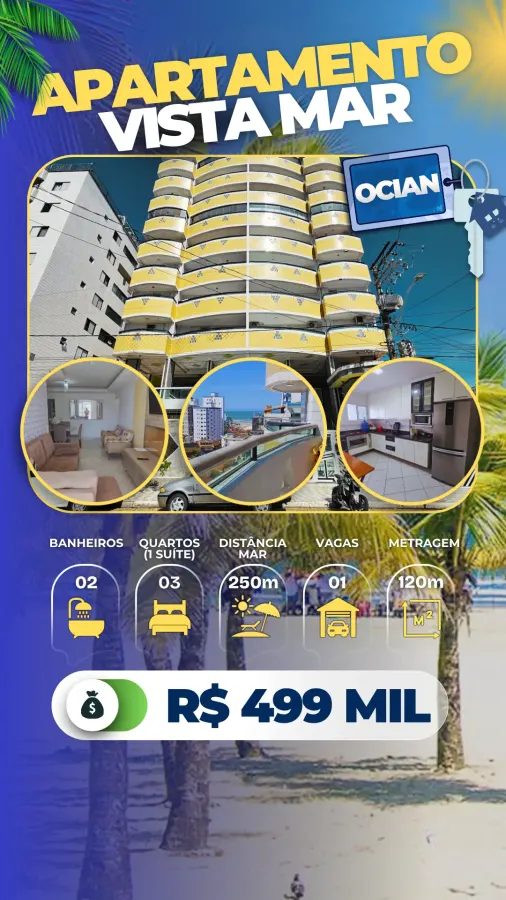 Apartamento 3 quartos no Ocian — foto 1
