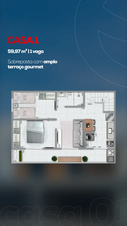 Apartamento 1 quarto no Guilhermina — foto 7