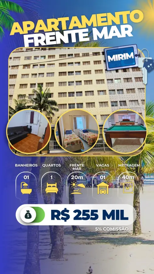 Apartamento 1 quarto no Mirim — foto 1