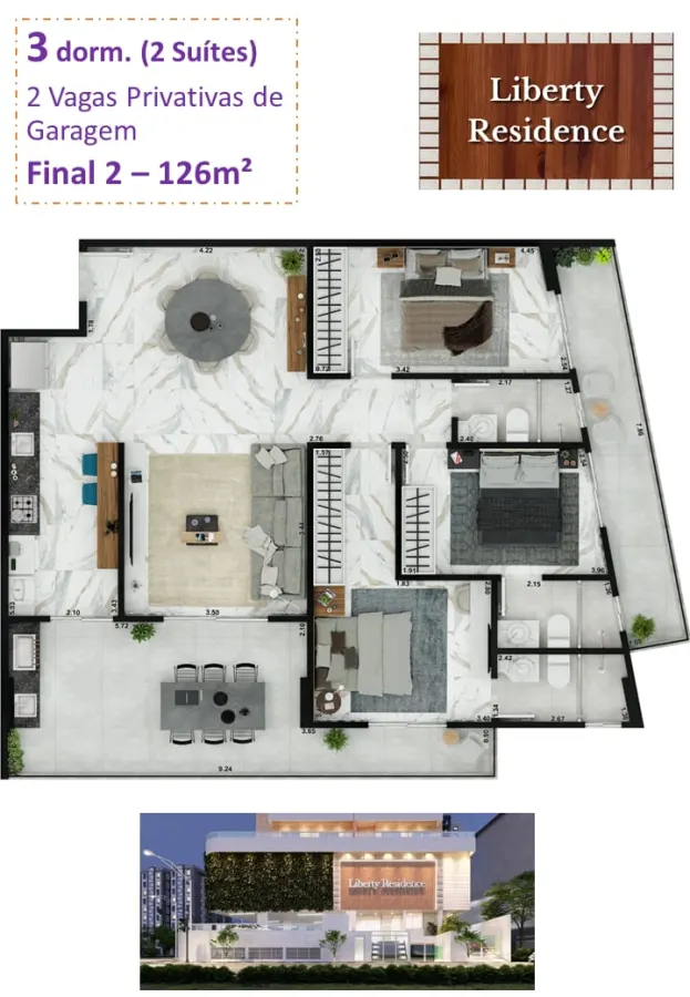 Apartamento 3 quartos no Aviação — foto 3