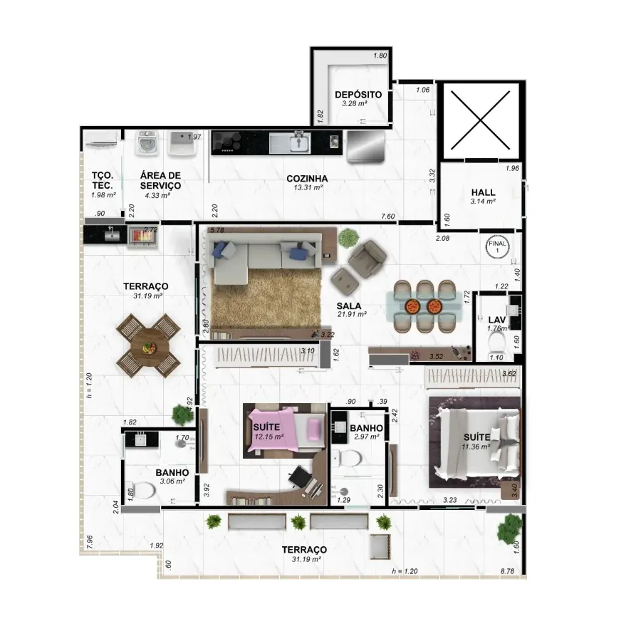 Residencial Palazzo di Mare - Oferta Fazio — foto 5