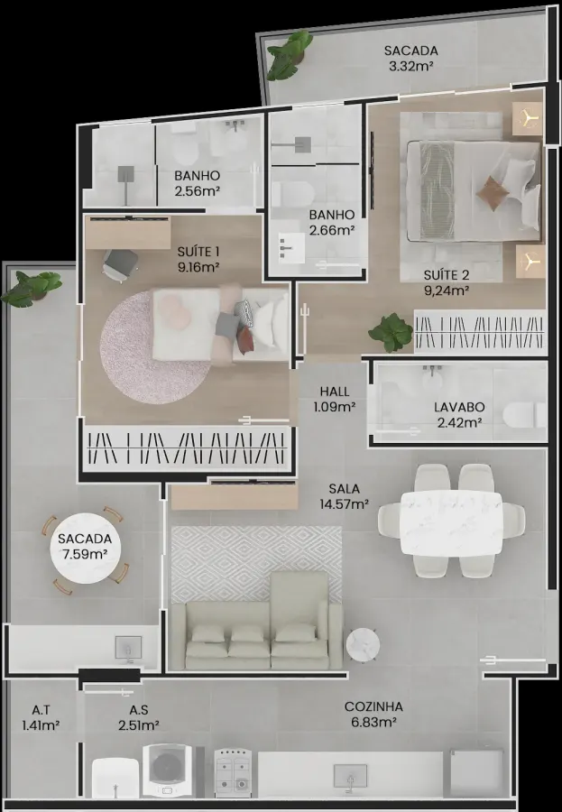 Apartamento no Vila Tupi — foto 8