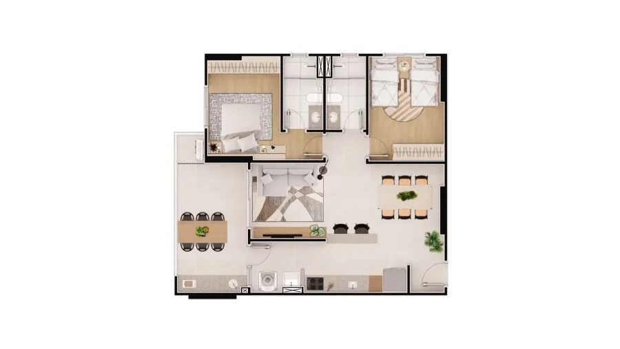 Apartamento 3 quartos no Vila Caiçara — foto 20