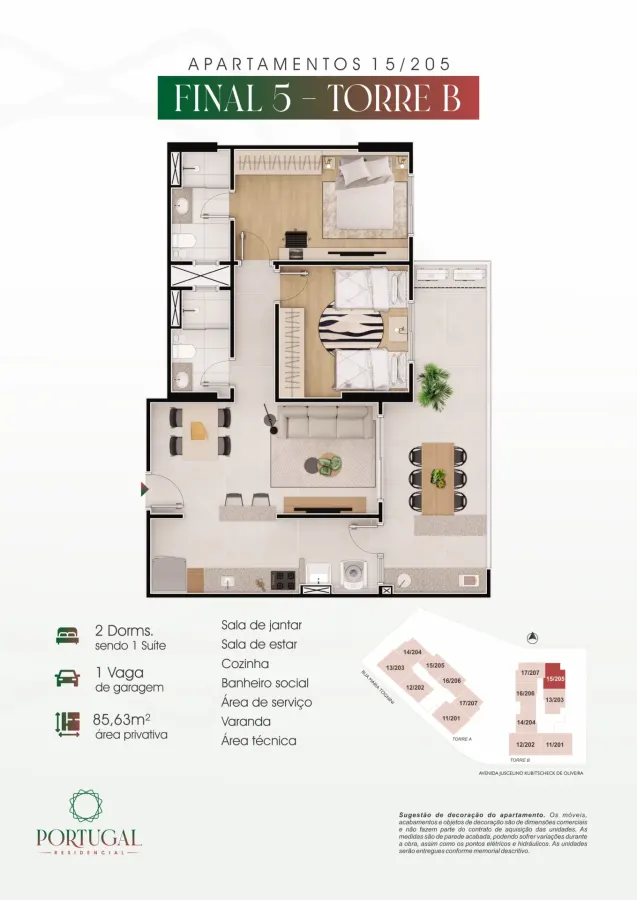 Apartamento 3 quartos no Vila Caiçara — foto 24