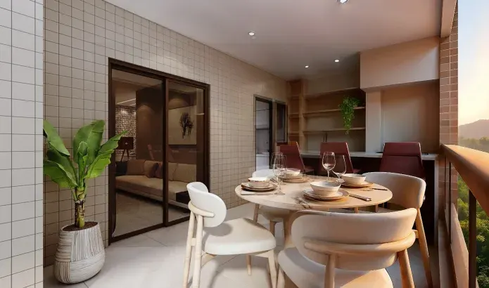 Apartamento 3 quartos no Canto do Forte — foto 3