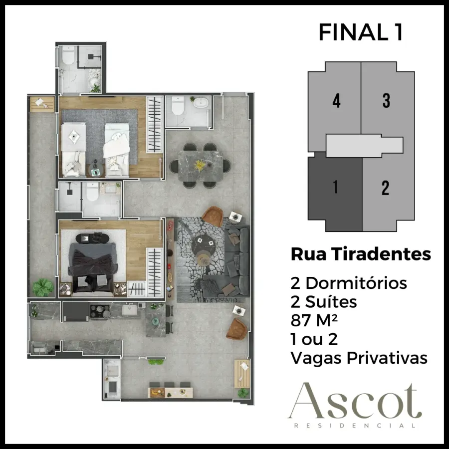 Apartamento 2 dorm. no Canto do Forte, pronto para morar — foto 5