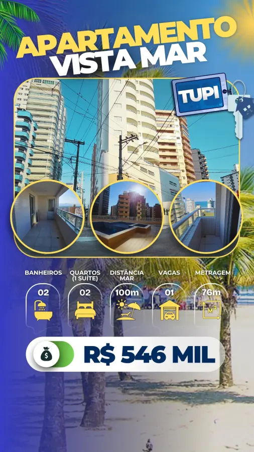 Apartamento 2 quartos no Tupi — foto 2